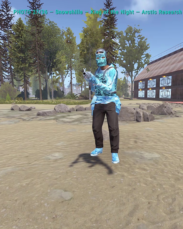 Actual in-game appearance of Snowshilla