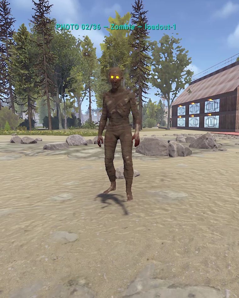 Actual in-game appearance of Original Zombie Variant 2